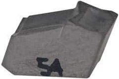 Iscar - GFN IC54 Grade, 0.1886" Cutting Width, Carbide Cutoff Insert - 0° Neutral Lead Angle, 0.011" Cnr Rad, Single End - USA Tool & Supply