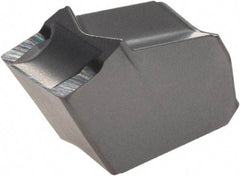 Iscar - GFN8 IC20 Grade, 0.3142" Cutting Width, Carbide Cutoff Insert - Neutral Lead Angle, 0.0165" Cnr Rad, Single End - USA Tool & Supply