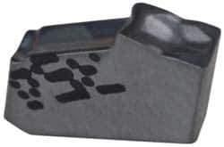 Iscar - GFR IC354 Grade, 0.063" Cutting Width, Carbide Cutoff Insert - 8° Right Hand Lead Angle, 0.0063" Cnr Rad, TiCN Coated, Single End - USA Tool & Supply