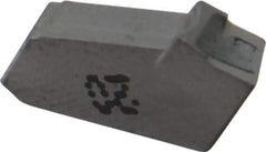 Iscar - GFR IC20 Grade, 0.1181" Cutting Width, Carbide Cutoff Insert - 15° Right Hand Lead Angle, 0.0079" Cnr Rad, Single End - USA Tool & Supply