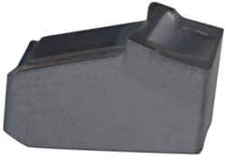 Iscar - GFR IC354 Grade, 0.1181" Cutting Width, Carbide Cutoff Insert - 15° Right Hand Lead Angle, 0.0079" Cnr Rad, TiCN Coated, Single End - USA Tool & Supply