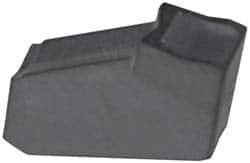 Iscar - GFR IC54 Grade, 0.1181" Cutting Width, Carbide Cutoff Insert - 4° Right Hand Lead Angle, 0.0079" Cnr Rad, Single End - USA Tool & Supply