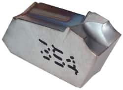 Iscar - GFR J IC354 Grade, 0.1575" Cutting Width, Carbide Cutoff Insert - 6° Right Hand Lead Angle, 0.0098" Cnr Rad, TiCN Coated, Single End - USA Tool & Supply