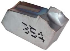 Iscar - GFR J IC354 Grade, 0.1575" Cutting Width, Carbide Cutoff Insert - 6° Right Hand Lead Angle, 0.0098" Cnr Rad, TiCN Coated, Single End - USA Tool & Supply