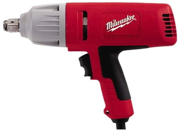 Milwaukee Tool - 3/4 Inch Drive, 380 Ft./Lbs. Torque, Pistol Grip Handle, 1,750 RPM, Impact Wrench - 7 Amps, 120 Volts - USA Tool & Supply