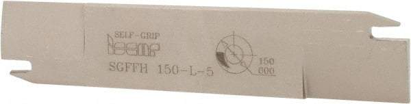 Iscar - 1.2598" Blade Height, 0.2047" Blade Width, 5.9055" OAL, Left Hand Cut, Double End Indexable Cut-Off Blade - 35mm Max Depth of Cut, SGFFH Blade - USA Tool & Supply