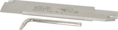 Iscar - 1.2598" Blade Height, 0.2047" Blade Width, 5.9055" OAL, Right Hand Cut, Double End Indexable Cut-Off Blade - 30mm Max Depth of Cut, SGFFH Blade, Self Grip Series - USA Tool & Supply