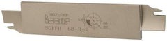 Iscar - 1.2598" Blade Height, 0.2047" Blade Width, 5.9055" OAL, Right Hand Cut, Double End Indexable Cut-Off Blade - 20mm Max Depth of Cut, SGFFH Blade, Self Grip Series - USA Tool & Supply
