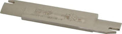 Iscar - 1.2598" Blade Height, 0.2047" Blade Width, 5.9055" OAL, Right Hand Cut, Double End Indexable Cut-Off Blade - 30mm Max Depth of Cut, SGFFH Blade, Self Grip Series - USA Tool & Supply
