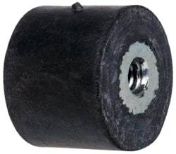 Tech Products - 55 Lb Capacity, 1/4-20 Plate/Plate Vibration Isolator - 1" Diam, 3/4" High - USA Tool & Supply
