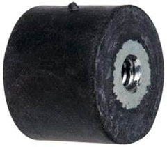 Tech Products - 55 Lb Capacity, 1/4-20 Plate/Plate Vibration Isolator - 1" Diam, 3/4" High - USA Tool & Supply