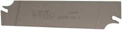 Iscar - 1.2598" Blade Height, 1/16" Blade Width, 5.9055" OAL, Right Hand Cut, Double End Indexable Cut-Off Blade - SGFH Blade, Self Grip Series - USA Tool & Supply