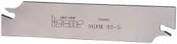 Iscar - 1.2598" Blade Height, 0.1575" Blade Width, 5.9055" OAL, Right Hand Cut, Double End Indexable Cut-Off Blade - SGFH Blade, Self Grip Series - USA Tool & Supply