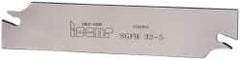 Iscar - 1.2598" Blade Height, 0.1575" Blade Width, 5.9055" OAL, Right Hand Cut, Double End Indexable Cut-Off Blade - SGFH Blade, Self Grip Series - USA Tool & Supply