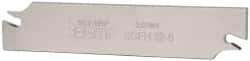 Iscar - 1.2598" Blade Height, 0.2047" Blade Width, 5.9055" OAL, Right Hand Cut, Double End Indexable Cut-Off Blade - SGFH Blade, Self Grip Series - USA Tool & Supply
