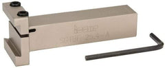 Iscar - Tool Block Style SGTBF, 1.26" Blade Height, 5" OAL, 1.9"& OAH, Indexable Cutoff Blade Tool Block - 1" Shank Height, 1" Shank Width, Reversible, Series Self Grip - USA Tool & Supply
