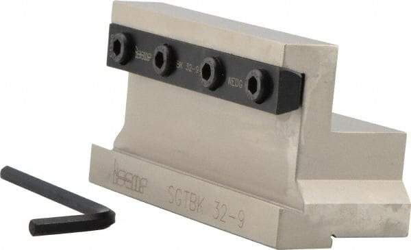 Iscar - Tool Block Style SGTBK, 32mm Blade Height, 120mm OAL, 62mm OAH, Indexable Cutoff Blade Tool Block - 32mm Shank Height, 28mm Shank Width, Series Tool Blocks - USA Tool & Supply