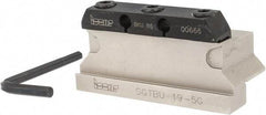 Iscar - Tool Block Style SGTBU, 1.02" Blade Height, 3.4" OAL, 1.7"& OAH, Indexable Cutoff Blade Tool Block - 3/4" Shank Height, 0.79" Shank Width, Reversible, Through Coolant, Series Self Grip - USA Tool & Supply