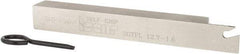 Iscar - SGTF, Left Hand Cut, 1.18" Max Workpc Diam, GFN, GFR Insert, Indexable Cutoff Toolholder - 1/2" Shank Width, 1/2" Shank Height, 4.3" OAL - USA Tool & Supply