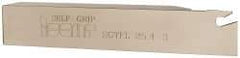 Iscar - SGTF, Left Hand Cut, 2-1/4" Max Workpc Diam, GFN, GFR Insert, Indexable Cutoff Toolholder - 1" Shank Width, 1" Shank Height, 5.9" OAL - USA Tool & Supply