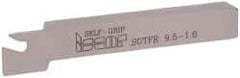 Iscar - SGTF, Right Hand Cut, 1.06" Max Workpc Diam, GFN, GFR Insert, Indexable Cutoff Toolholder - 3/8" Shank Width, 3/8" Shank Height, 3" OAL - USA Tool & Supply