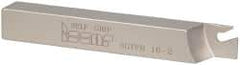 Iscar - SGTF, Right Hand Cut, 1-1/4" Max Workpc Diam, GFN, GFR Insert, Indexable Cutoff Toolholder - 5/8" Shank Width, 5/8" Shank Height, 4-1/2" OAL - USA Tool & Supply