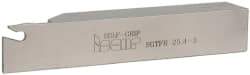 Iscar - SGTF, Right Hand Cut, 2-1/4" Max Workpc Diam, GFN, GFR Insert, Indexable Cutoff Toolholder - 1" Shank Width, 1" Shank Height, 5.9" OAL - USA Tool & Supply