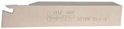 Iscar - SGTF, Right Hand Cut, 2-1/2" Max Workpc Diam, GFN, GFR Insert, Indexable Cutoff Toolholder - 1" Shank Width, 1" Shank Height, 5.9" OAL - USA Tool & Supply