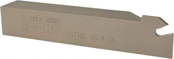 Iscar - SGTH, Left Hand Cut, 2.05" Max Workpc Diam, GTN 3.., GTL 3.. Insert, Indexable Cutoff Toolholder - 0.98 Max Depth of Cut, 1" Shank Width, 1" Shank Height, 5.9" OAL - USA Tool & Supply