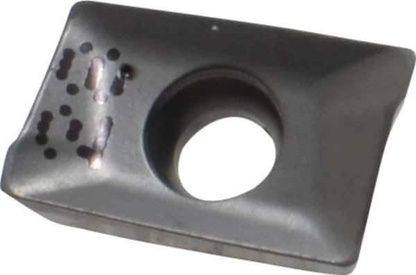 Iscar - APKT1003 HM Grade IC28 Carbide Milling Insert - Uncoated, 0.1398" Thick, 0.5mm Corner Radius - USA Tool & Supply