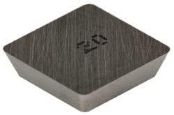 Iscar - SEMN422 Grade IC20 Carbide Milling Insert - Uncoated, 0.1252" Thick, 1/2" Inscribed Circle, 0.8mm Corner Radius - USA Tool & Supply