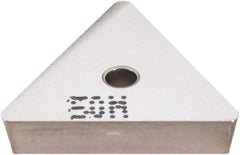 Iscar - TPU322 Grade IC50M Carbide Milling Insert - Uncoated, 1/8" Thick, 3/8" Inscribed Circle, 0.79mm Corner Radius - USA Tool & Supply