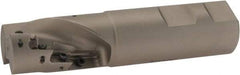 Iscar - 1" Cut Diam, 1.47" Max Depth of Cut, 1" Shank Diam, 4-1/4" OAL, Indexable Square Shoulder End Mill - AP.T 1003.. Inserts, Weldon Shank, 90° Lead Angle, Series Helimill - USA Tool & Supply