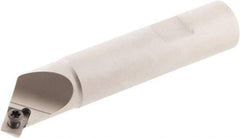 Iscar - 45° Lead Angle, 0.91" Max Cut Diam, 0.472" Min Cut Diam, 0.22" Max Depth of Cut, Indexable Chamfer and Angle End Mill - 1 Insert, SDMT-AD-N Insert Style, 3.94" Overall Length, Straight Shank, 45° Included Angle - USA Tool & Supply