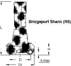 Iscar - Retaining Screw for Indexable Face/Shell Mills - Industry Std 7000240 - USA Tool & Supply