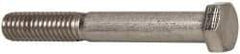 Value Collection - 3/8-16 UNC, 2-3/4" Length Under Head Hex Head Cap Screw - Partially Threaded, Grade 18-8 Stainless Steel, Uncoated, 9/16" Hex - USA Tool & Supply