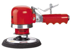 Sioux Tools - 10,000 OPM, 4, 28 CFM Air Consumption, Dual Action Air Orbital Sander - Round Pad, 1/4 NPT Inlet - USA Tool & Supply