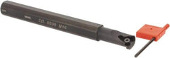 Iscar - Internal Thread, Left Hand Cut, 5/8" Shank Width x 5/8" Shank Height Indexable Threading Toolholder - 6" OAL, M 16 Insert Compatibility, SI Toolholder, Series SIL - USA Tool & Supply