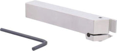 Iscar - TGD, External, Left Hand, 0.29" Max Depth of Cut, 0.118 to 1/8" Groove Width, Indexable Grooving Tool Holder - TGMF 3.. Insert Compatibility, 3/4" Shank Height, 3/4" Shank Width, 5" OAL - USA Tool & Supply
