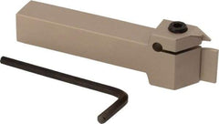 Iscar - TGD, External, Right Hand, 7.5mm Max Depth of Cut, 0.1181 to 1/8" Groove Width, Indexable Grooving Tool Holder - TGMF 3.. Insert Compatibility, 16mm Shank Height, 16mm Shank Width, 100mm OAL - USA Tool & Supply
