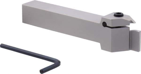 Iscar - TGD, External, Right Hand, 0.683" Max Depth of Cut, 0.157 to 0.197" Groove Width, Indexable Grooving Tool Holder - TGM... Insert Compatibility, 3/4" Shank Height, 3/4" Shank Width, 5" OAL - USA Tool & Supply