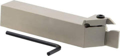 Iscar - TGD, External, Right Hand, 0.59" Max Depth of Cut, 0.157 to 0.197" Groove Width, Indexable Grooving Tool Holder - TGM... Insert Compatibility, 1" Shank Height, 1" Shank Width, 5-1/2" OAL - USA Tool & Supply