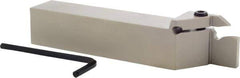 Iscar - TGD, External, Right Hand, 0.7" Max Depth of Cut, 0.197" Max Groove Width, Indexable Grooving Tool Holder - TGM... Insert Compatibility, 1" Shank Height, 1" Shank Width, 5-1/2" OAL - USA Tool & Supply