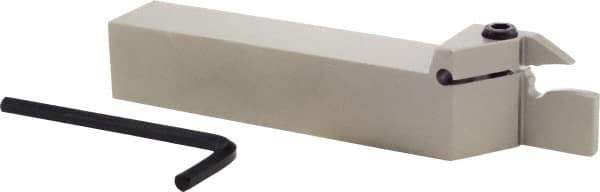 Iscar - TGD, External, Right Hand, 0.86" Max Depth of Cut, 0.236 to 1/4" Groove Width, Indexable Grooving Tool Holder - TGMF 6.. Insert Compatibility, 1" Shank Height, 1" Shank Width, 6" OAL - USA Tool & Supply