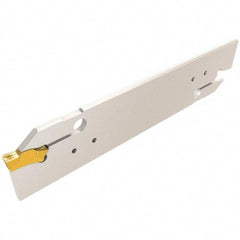 Iscar - 4 to 5mm Groove Width, 21mm Max Depth of Cut, Right Hand Cut, TGHN Indexable Grooving Blade - TGMF 4.., TGMF/P 5.. Insert Style, Series Top Grip - USA Tool & Supply