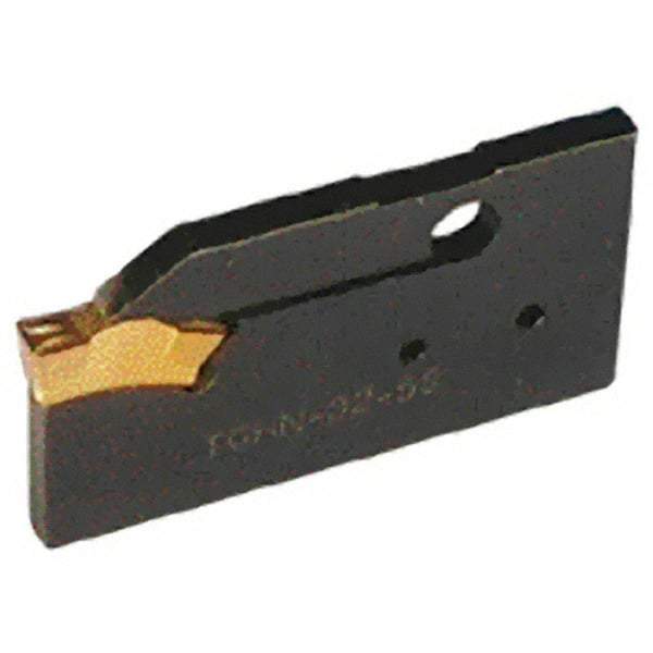 Iscar - 6 to 6.35mm Groove Width, 25mm Max Depth of Cut, Neutral Cut, TGHN Indexable Grooving Blade - TGMF (Full Radius), TGMF/P Insert Style, Series Top Grip - USA Tool & Supply