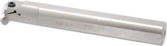 Iscar - TGI, Internal, Right Hand, 0.43" Max Depth of Cut, 0.157 to 0.197" Groove Width, Indexable Grooving Tool Holder - TGMF Insert Compatibility, 1-1/4" Shank Width, 8.65" OAL, Through Coolant - USA Tool & Supply