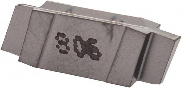 Iscar - 104000GIP Grade IC908, 1.04mm Cutting Width Carbide Grooving Insert - Neutral, TiAlN Finish - USA Tool & Supply