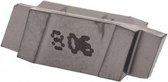 Iscar - 104000GIP Grade IC908, 1.04mm Cutting Width Carbide Grooving Insert - Neutral, TiAlN Finish - USA Tool & Supply