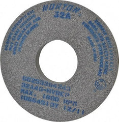 Norton - 14" Diam x 5" Hole x 1-1/2" Thick, H Hardness, 46 Grit Surface Grinding Wheel - Aluminum Oxide, Type 1, Coarse Grade, 1,800 Max RPM, Vitrified Bond, No Recess - USA Tool & Supply